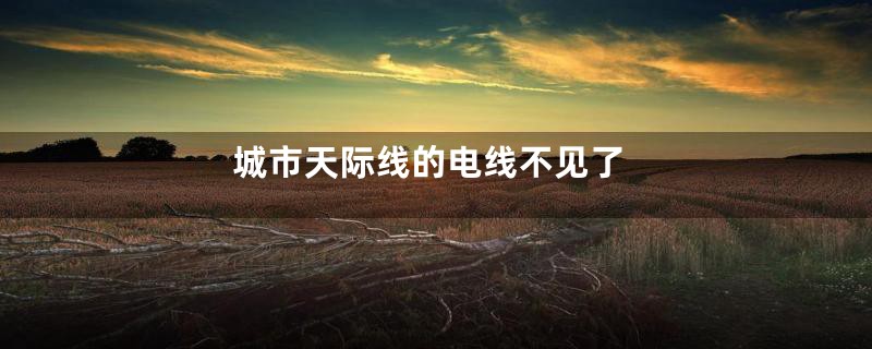城市天际线的电线不见了