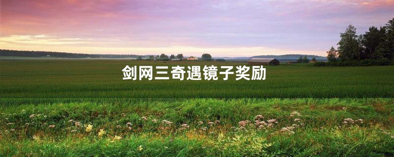 剑网三奇遇镜子奖励