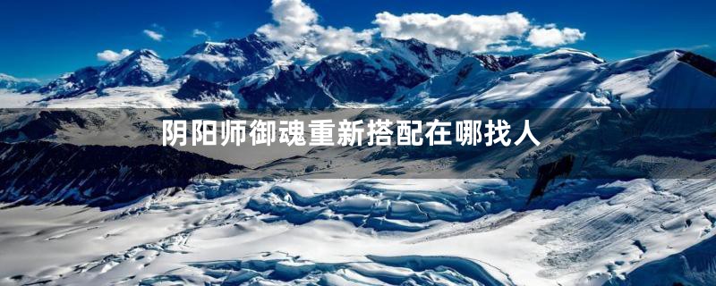阴阳师御魂重新搭配在哪找人
