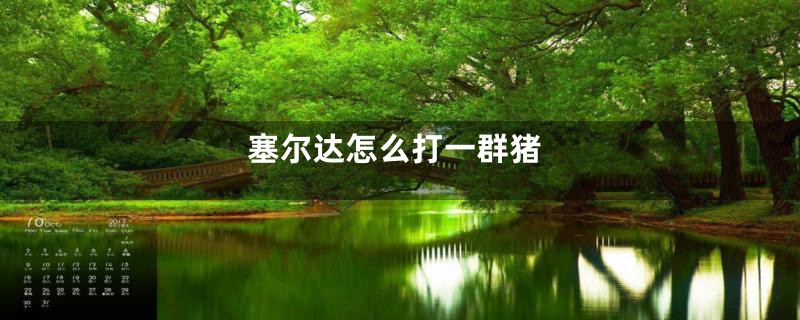 塞尔达怎么打一群猪