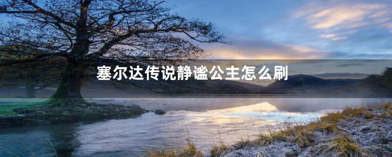 塞尔达传说静谧公主怎么刷