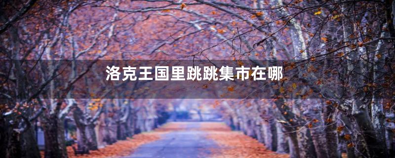 洛克王国里跳跳集市在哪