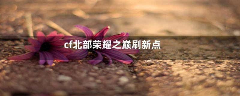 cf北部荣耀之巅刷新点