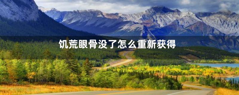 饥荒眼骨没了怎么重新获得