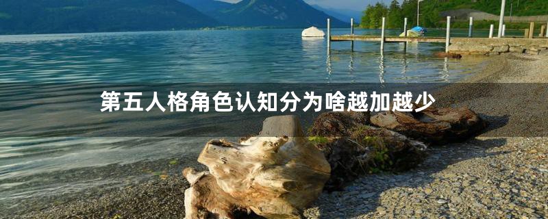 第五人格角色认知分为啥越加越少