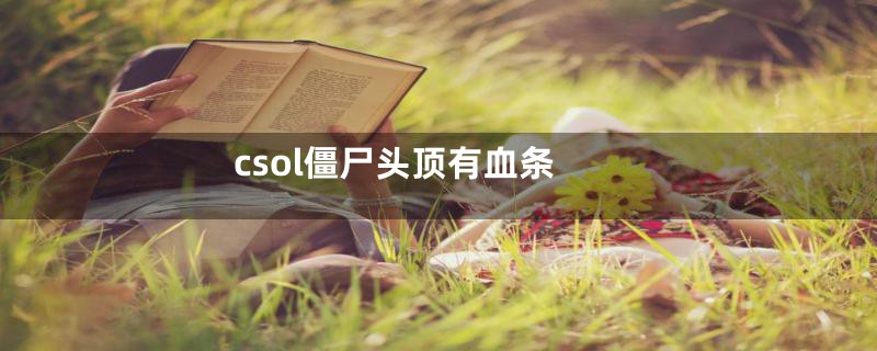 csol僵尸头顶有血条