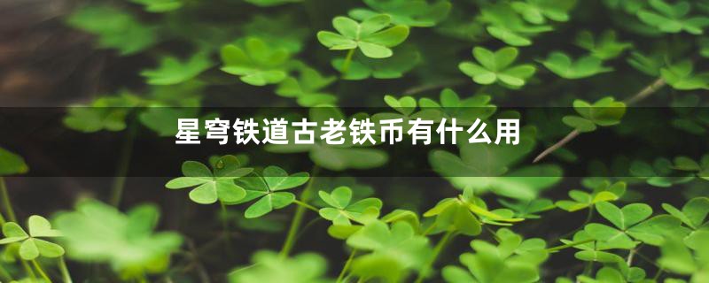 星穹铁道古老铁币有什么用