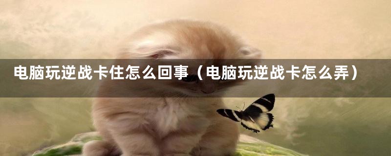 电脑玩逆战卡住怎么回事（电脑玩逆战卡怎么弄）