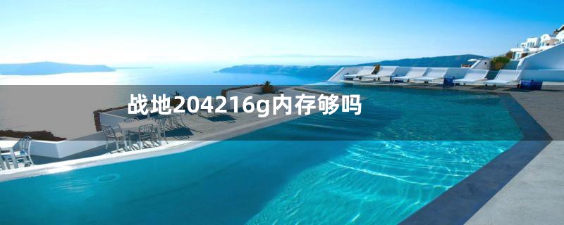 战地204216g内存够吗