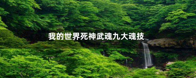 我的世界死神武魂九大魂技