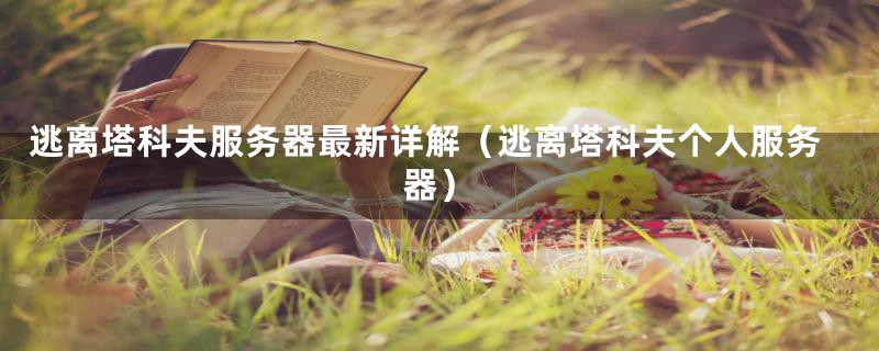 逃离塔科夫服务器最新详解（逃离塔科夫个人服务器）