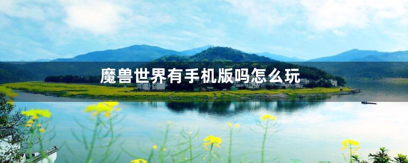 魔兽世界有手机版吗怎么玩