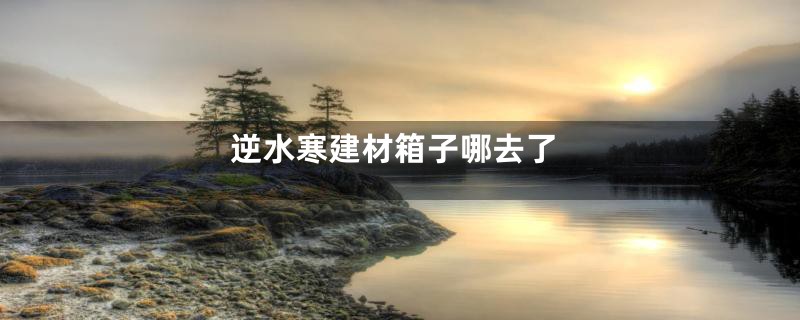 逆水寒建材箱子哪去了