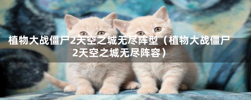 植物大战僵尸2天空之城无尽阵型（植物大战僵尸2天空之城无尽阵容）