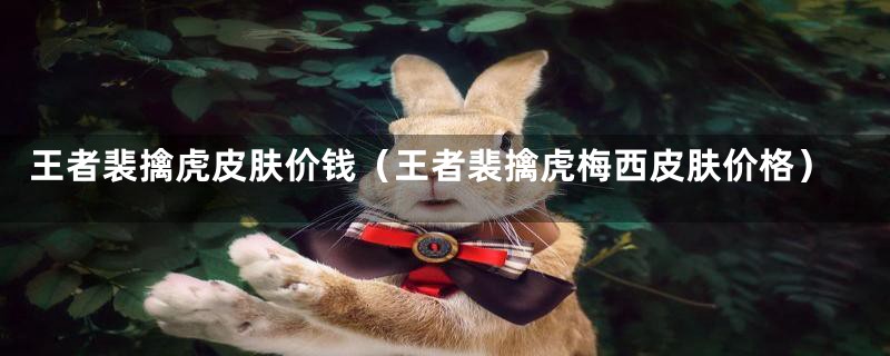 王者裴擒虎皮肤价钱(王者裴擒虎梅西皮肤价格)