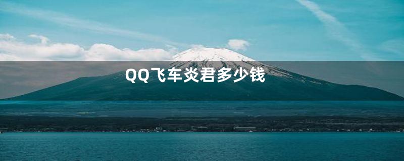 QQ飞车炎君多少钱