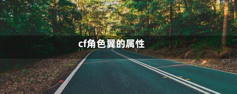 cf角色翼的属性