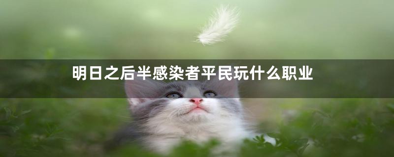明日之后半感染者平民玩什么职业