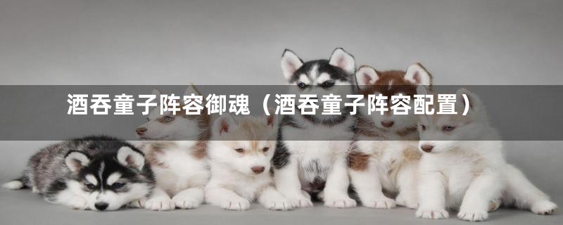 酒吞童子阵容御魂(酒吞童子阵容配置)