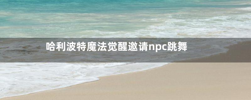 哈利波特魔法觉醒邀请npc跳舞