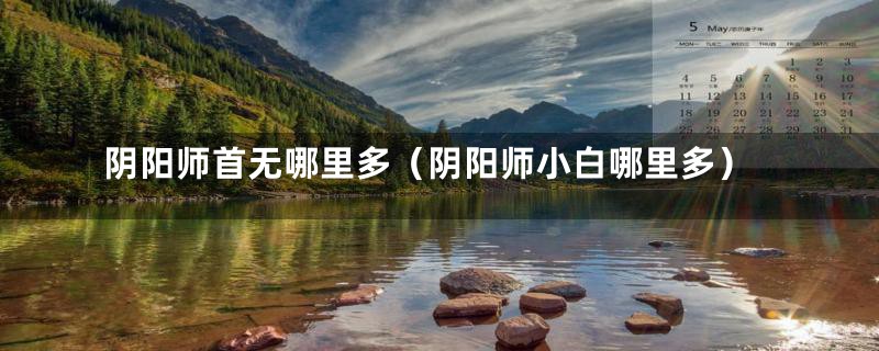 阴阳师首无哪里多（阴阳师小白哪里多）