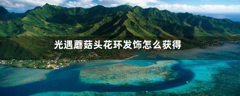 光遇蘑菇头花环发饰怎么获得