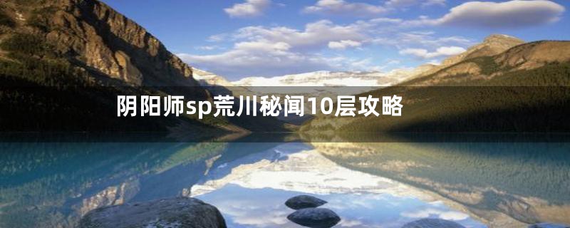 阴阳师sp荒川秘闻10层攻略