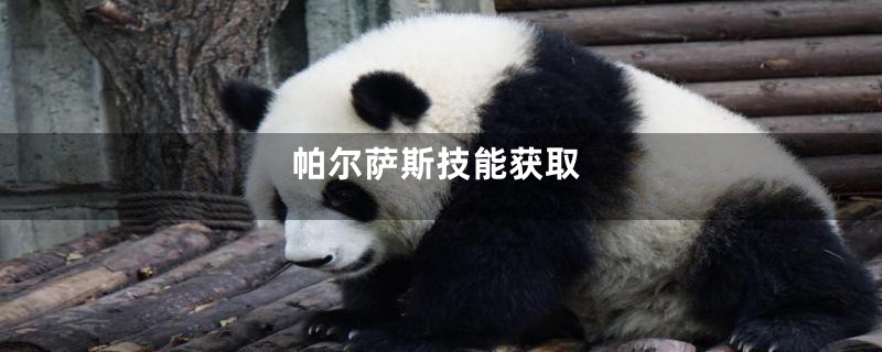 帕尔萨斯技能获取
