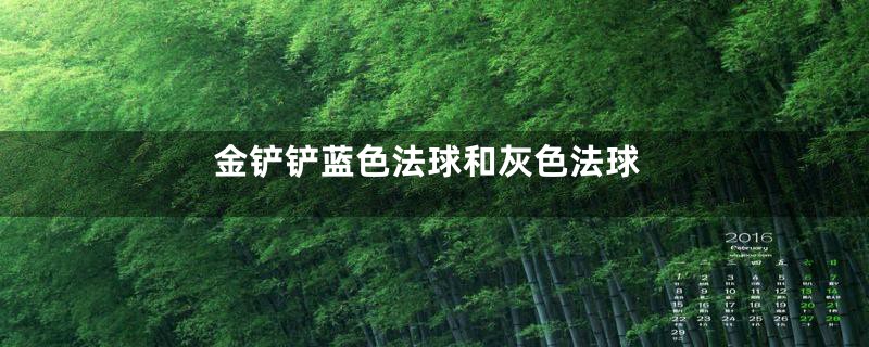 金铲铲蓝色法球和灰色法球