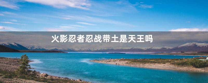 火影忍者忍战带土是天王吗