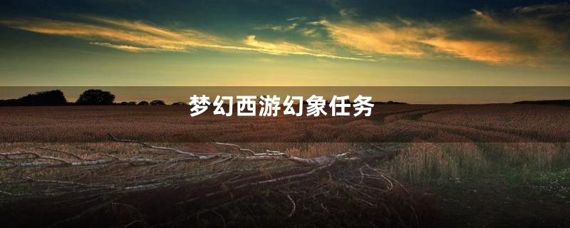 梦幻西游幻象任务