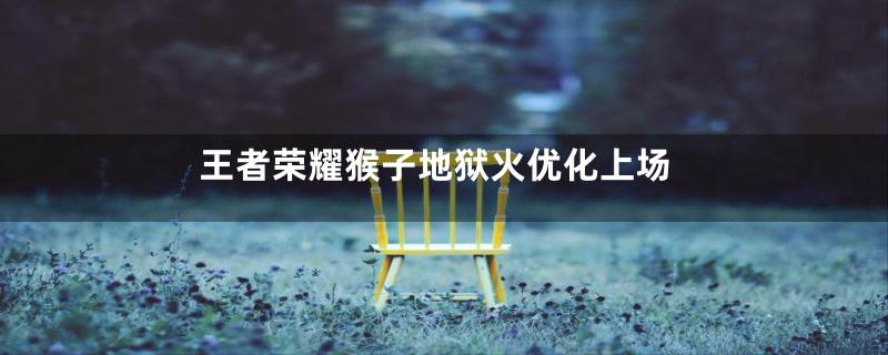 王者荣耀猴子地狱火优化上场