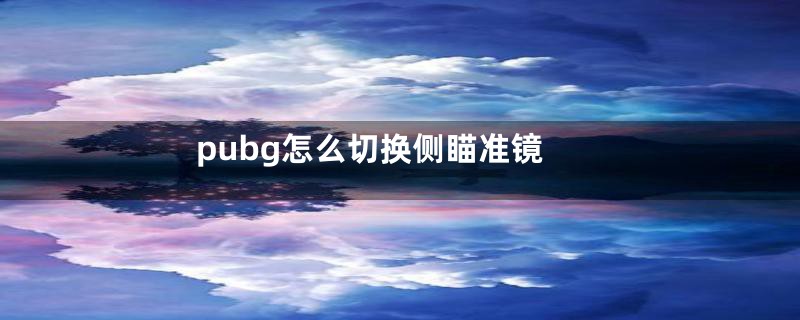 pubg怎么切换侧瞄准镜
