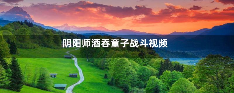 阴阳师酒吞童子战斗视频