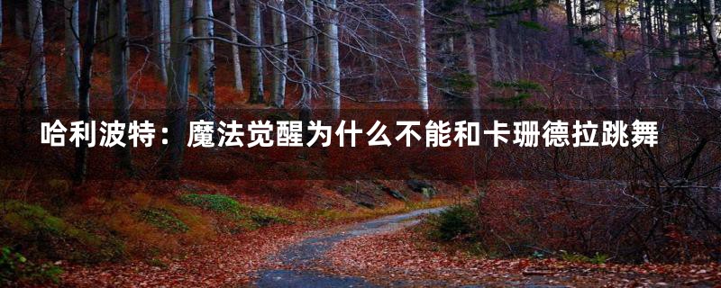 哈利波特：魔法觉醒为什么不能和卡珊德拉跳舞