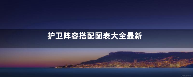 护卫阵容搭配图表大全最新