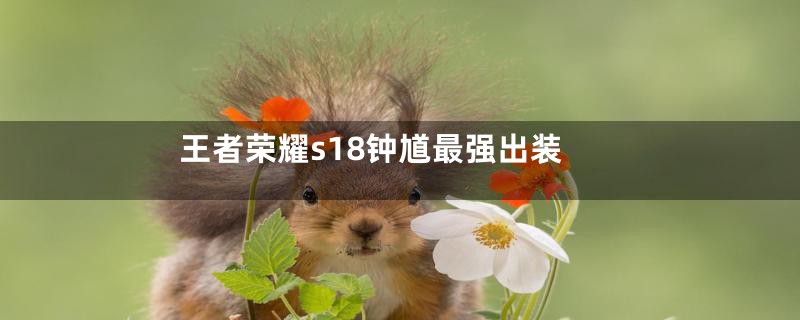 王者荣耀s18钟馗最强出装