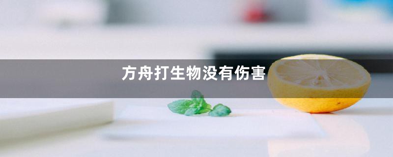 方舟打生物没有伤害