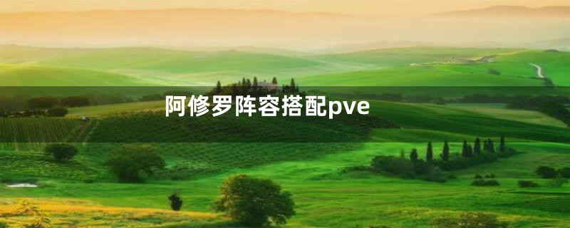 阿修罗阵容搭配pve