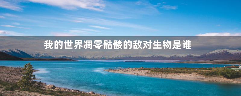 我的世界凋零骷髅的敌对生物是谁