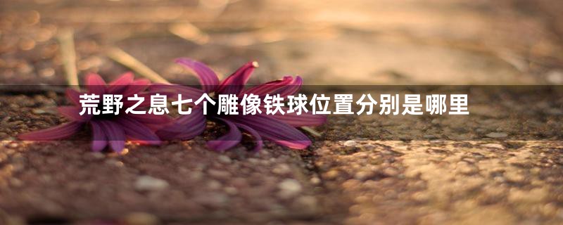荒野之息七个雕像铁球位置分别是哪里