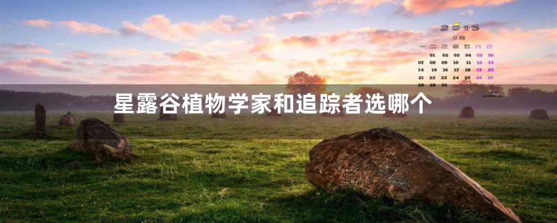 星露谷植物学家和追踪者选哪个