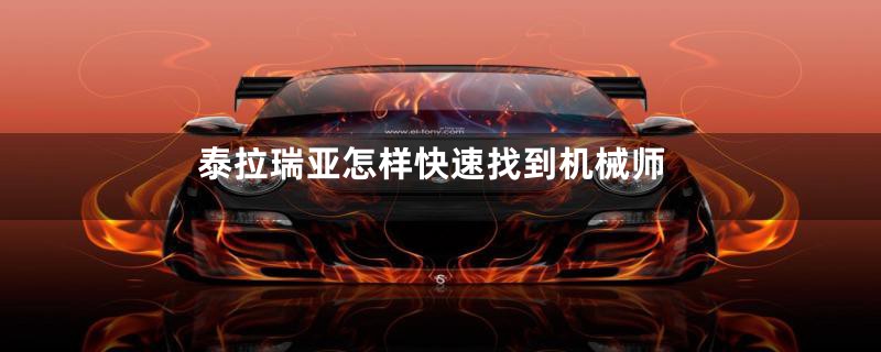 泰拉瑞亚怎样快速找到机械师
