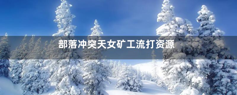 部落冲突天女矿工流打资源