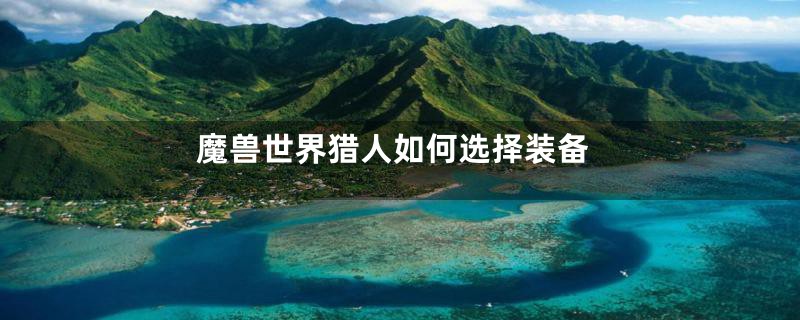 魔兽世界猎人如何选择装备