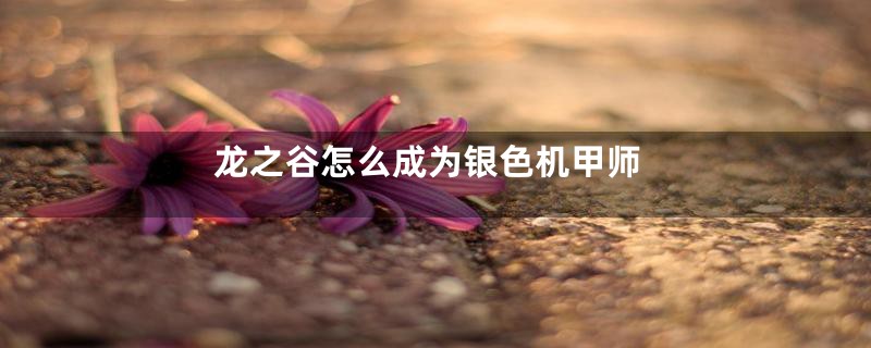 龙之谷怎么成为银色机甲师
