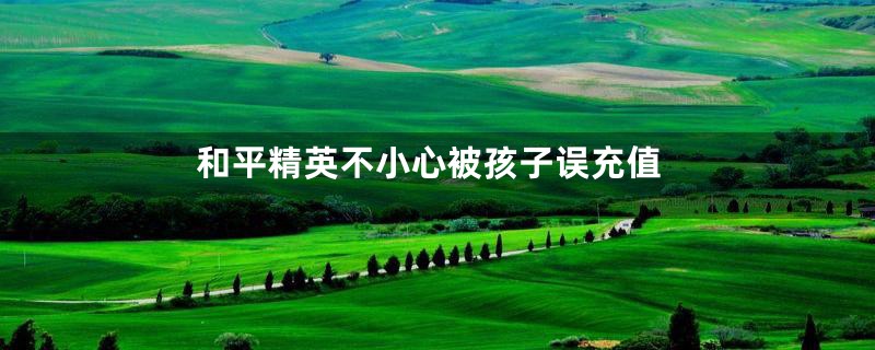 和平精英不小心被孩子误充值