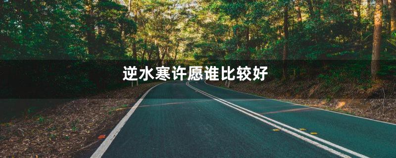 逆水寒许愿谁比较好
