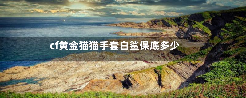 cf黄金猫猫手套白鲨保底多少
