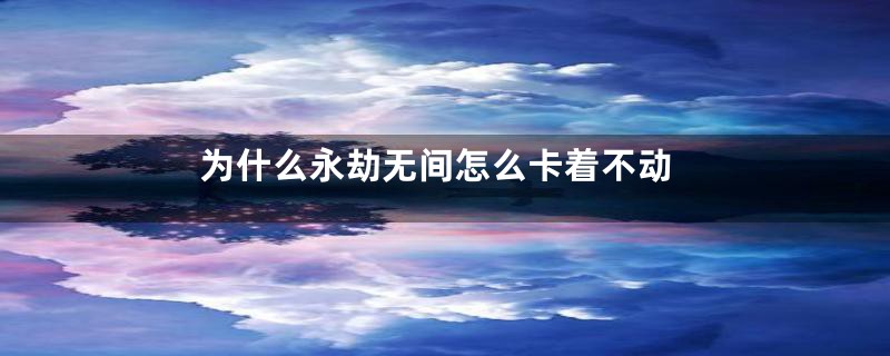 为什么永劫无间怎么卡着不动